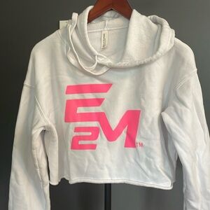 E2M cropped hoodie size small
